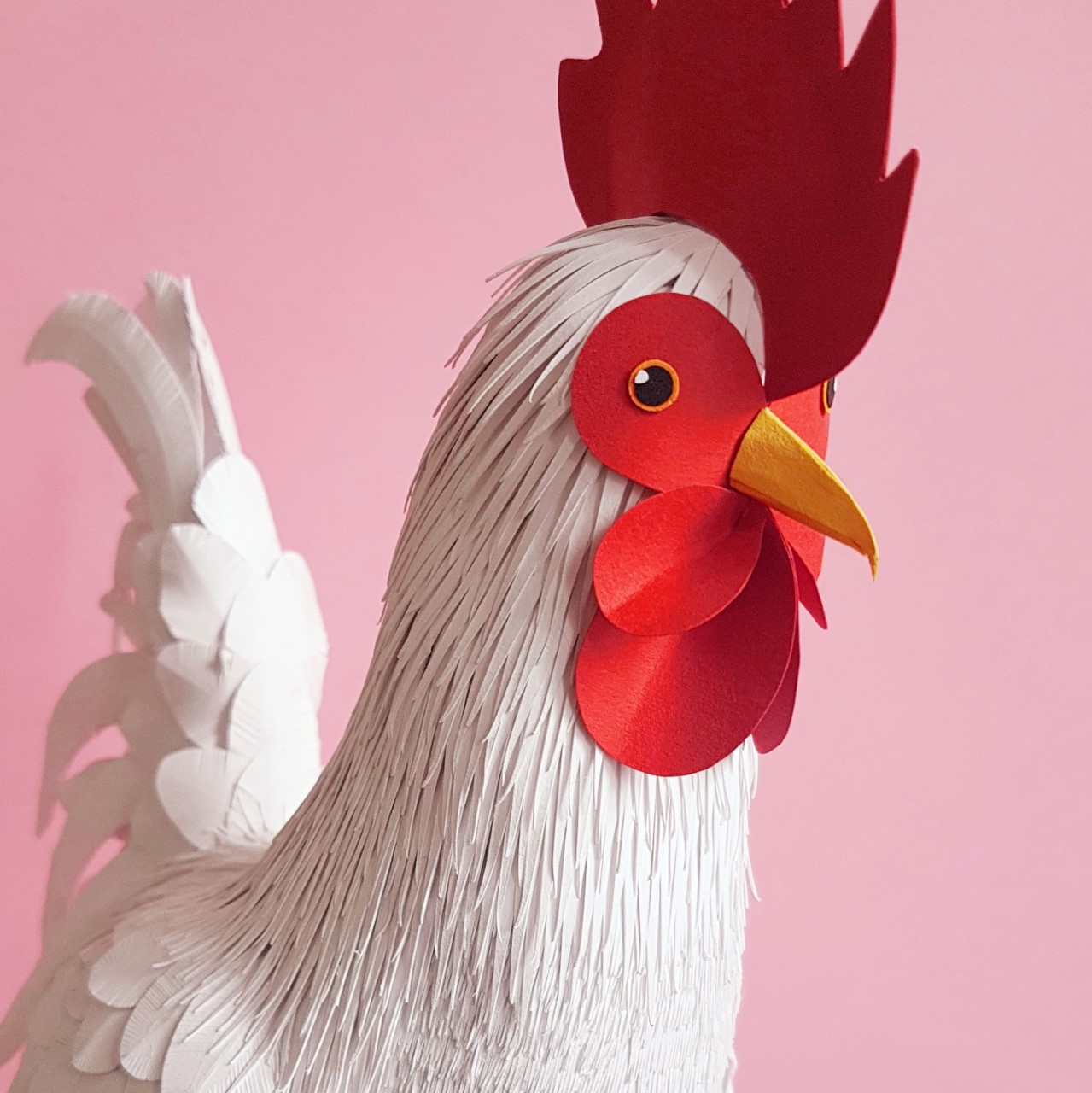 poulet paperart